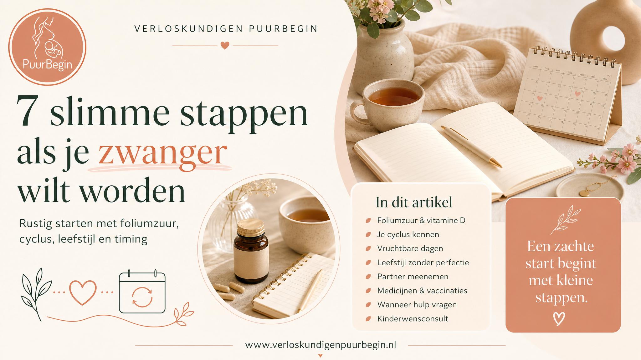 7 slimme stappen als je zwanger wilt worden