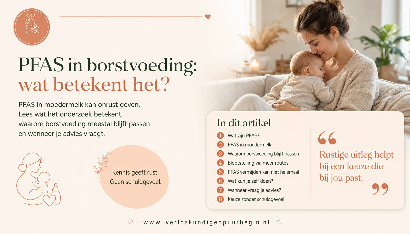 PFAS in borstvoeding: wat betekent het?