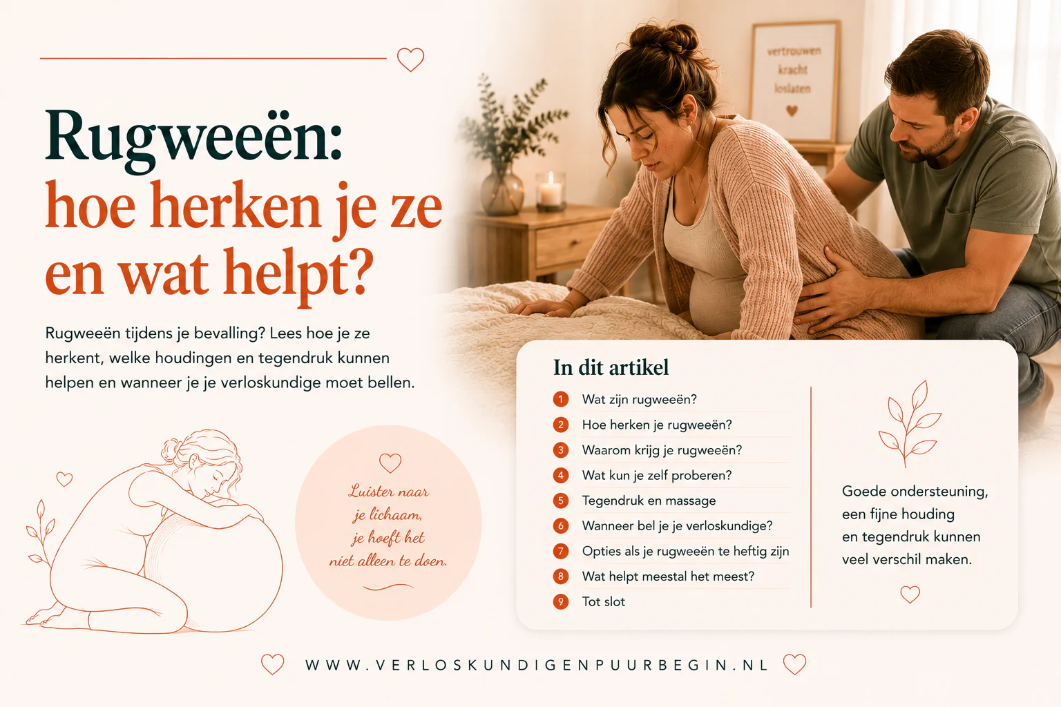 Rugweeën: hoe herken je ze en wat helpt?