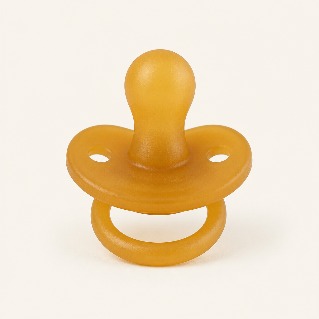 Natuurrubber of latex fopspeen voor baby's
