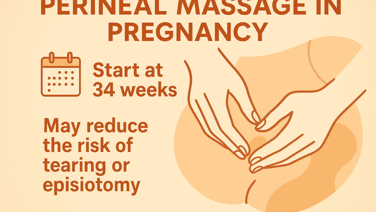 Perineum massage - Verloskundige Kampen PuurBegin