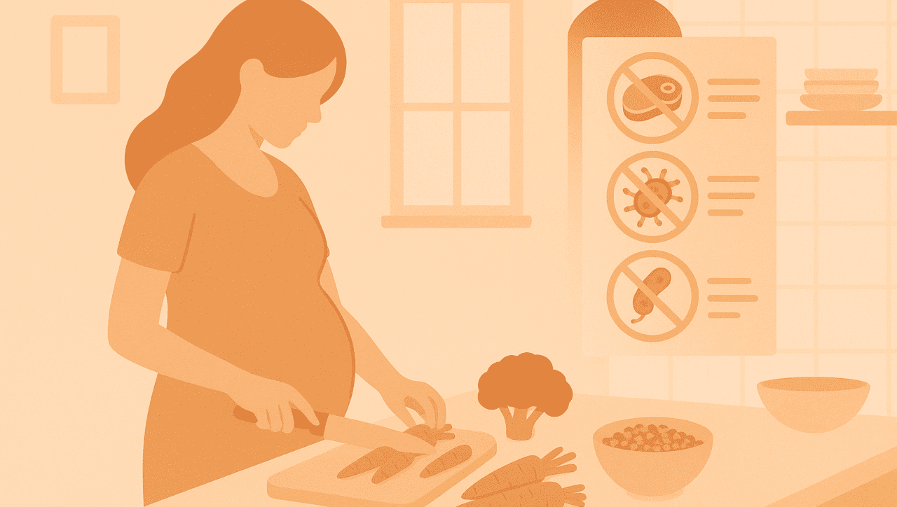 Vegetarisch eten tijdens je zwangerschap - verloskundige kampen PuurBegin