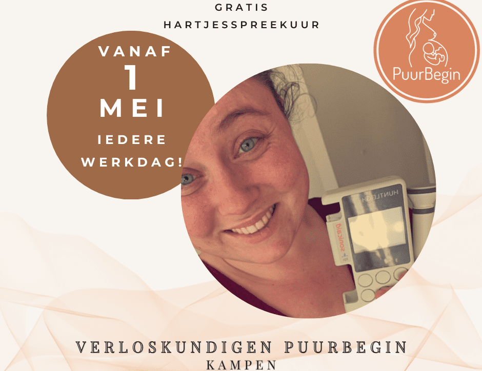 Gratis hartjesspreekuur Verloskundigen PuurBegin iedere dag in Kampen