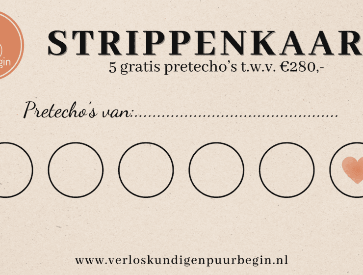 Strippenkaart gratis pretecho's verloskundigenpuurbegin kampen